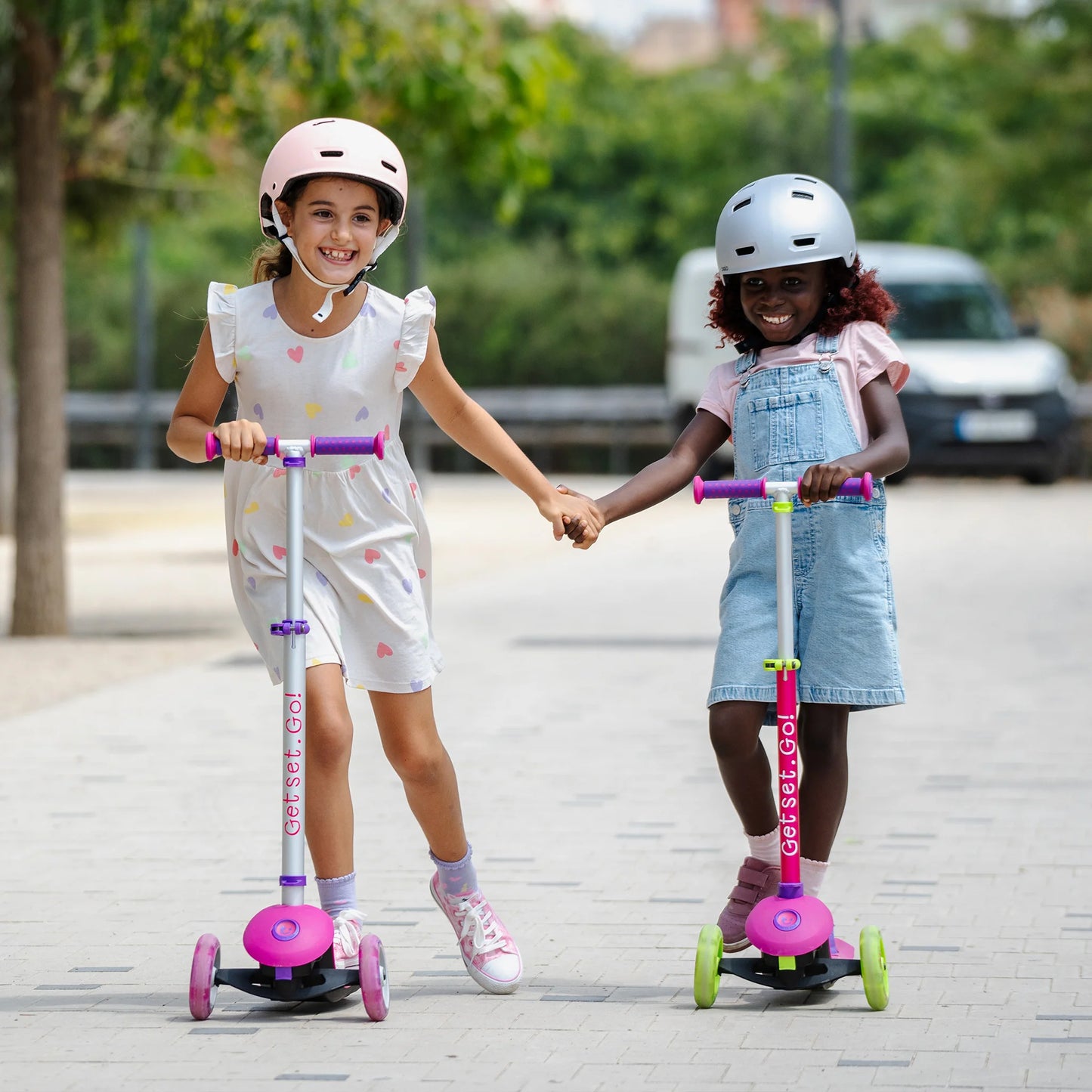 Trotinetă pliabilă Trunki, Roz, L / 4+ ani