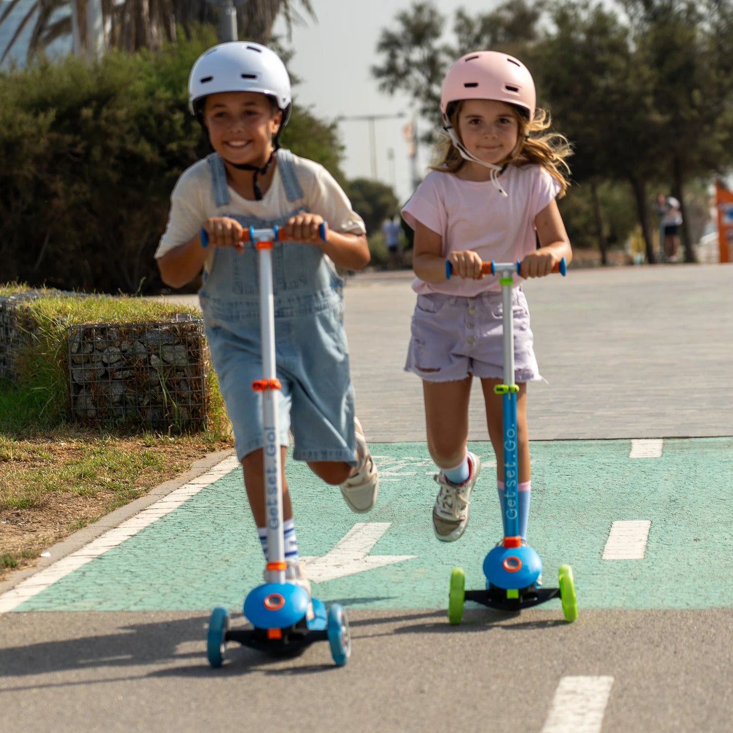 Trotinetă pliabilă Trunki, Albastru, S / 3+ ani