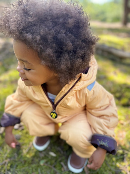 Snowsuit (costum de iarnă) matlasat căptușit cu fleece Dusk (baby) - DucKsday