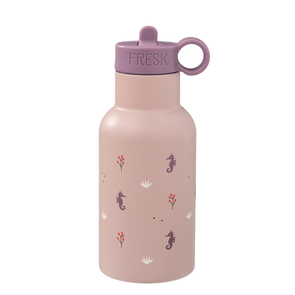 Sticlă termos Fresk pentru copii, 350 ml, model Seahorse
