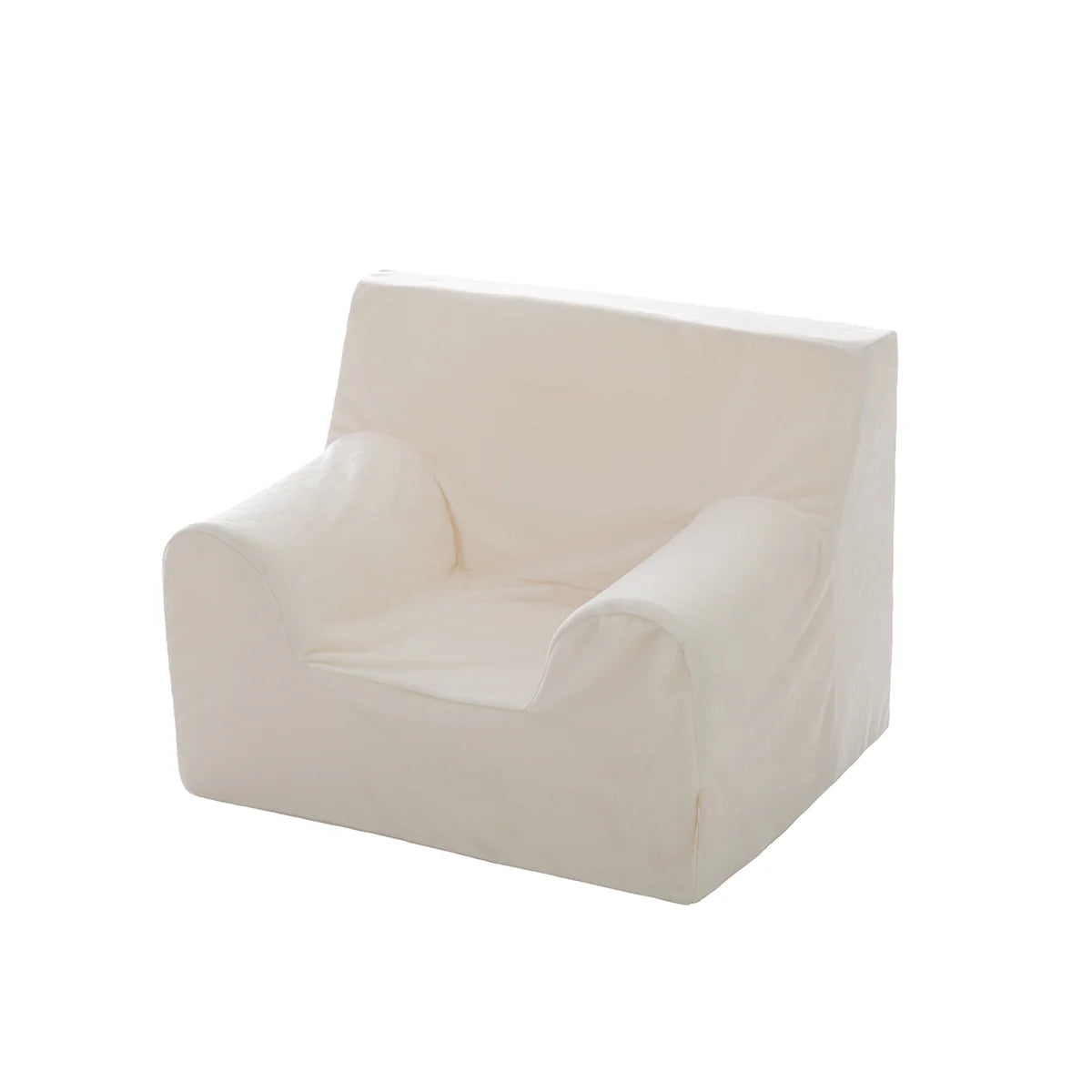 Fotoliu pentru copii Mentă, din catifea - Twindeco