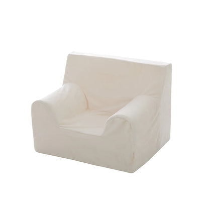 Fotoliu pentru copii Mentă, din catifea - Twindeco