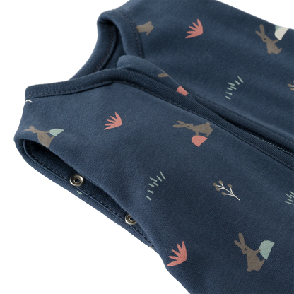 Cocon nou-născuți, model Rabbit Mood Indigo - Fresk