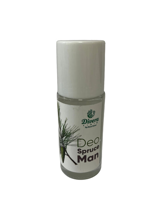 Deo Spruce Man, deodorant roll-on pentru bǎrbați, Divera Lab
