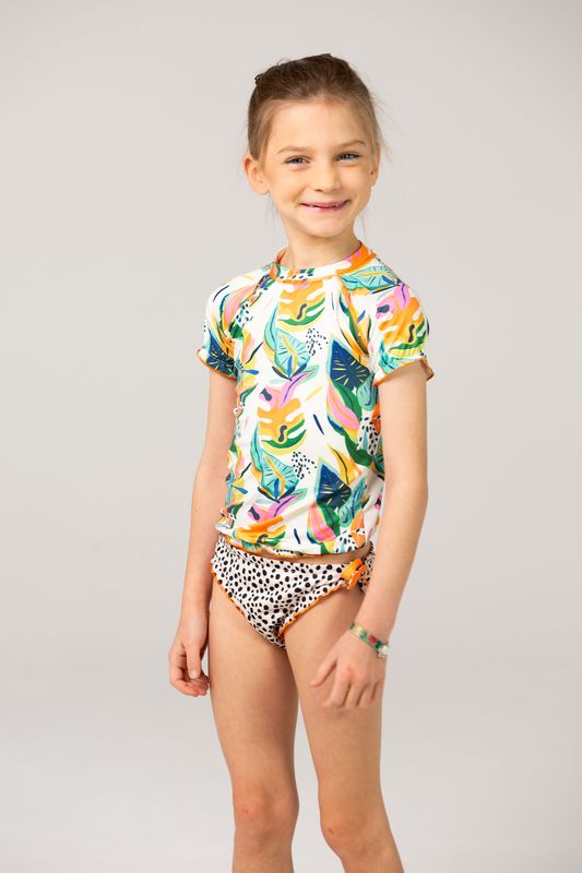 Set tricou + bikini reversibili cu protecție solară UPF 50+ Moana - DucKsday