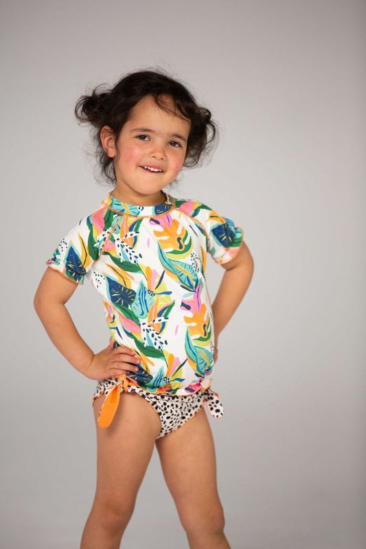 Set tricou + bikini reversibili cu protecție solară UPF 50+ Moana - DucKsday
