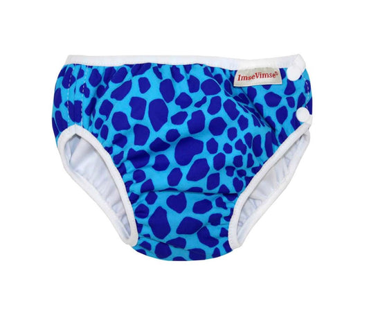 Scutec de înot ImseVimse Blue Leopard