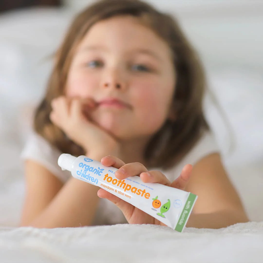 Pastă de dinți cu mandarine pt. bebeluși, homeopată - Green People