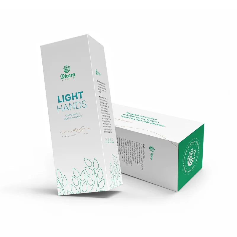 Light Hands este o cremă de mâini cu absorbție rapidă, care hidratează intens și catifelează pielea. Uleiul de macadamia și uleiurile esențiale oferă protecție, efect calmant și îngrijire delicată