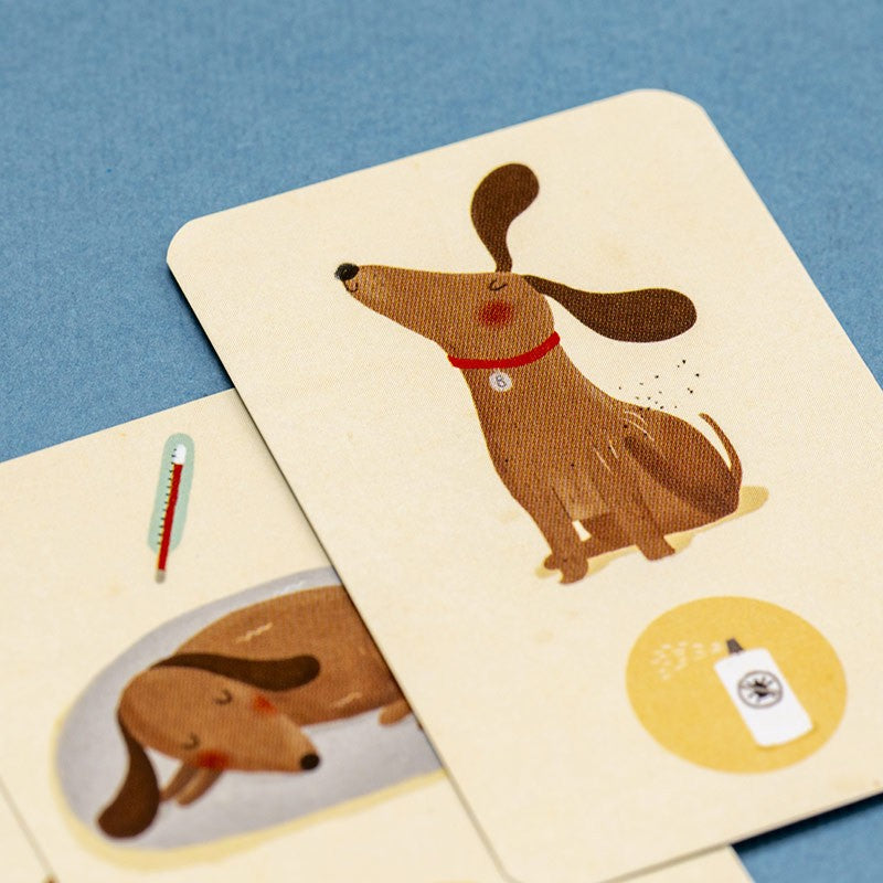 Joc de Memorie Bobby & Misha – Joc de Masă pentru Copii 4+ ani, 2 Jucători | Londji