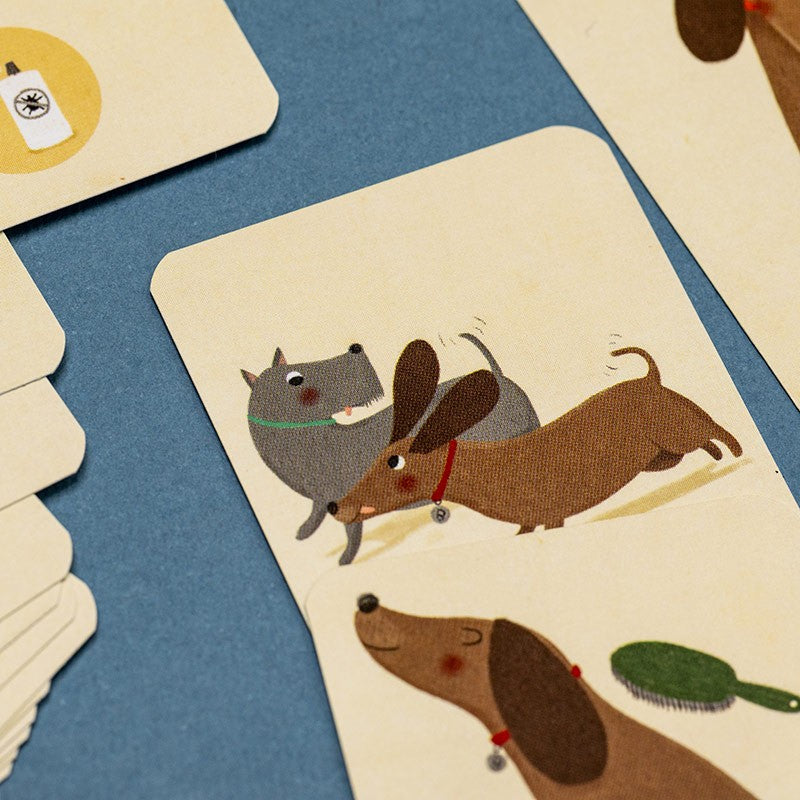 Joc de Memorie Bobby & Misha – Joc de Masă pentru Copii 4+ ani, 2 Jucători | Londji