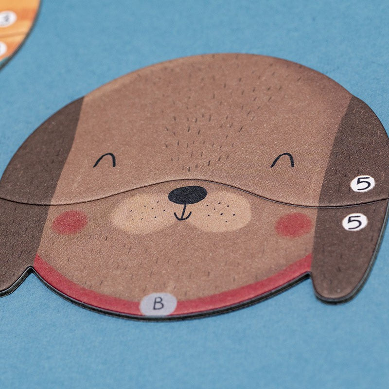 Joc de Memorie Bobby & Misha – Joc de Masă pentru Copii 4+ ani, 2 Jucători | Londji