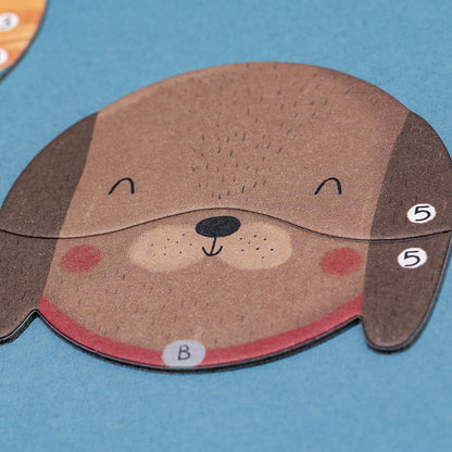 Joc de Memorie Bobby & Misha – Joc de Masă pentru Copii 4+ ani, 2 Jucători | Londji