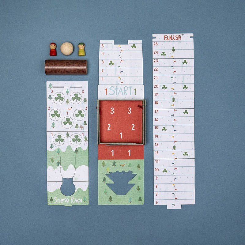 Joc de Strategie Cursa pe Zăpadă – pentru 2 Jucători, 4+ ani | Londji