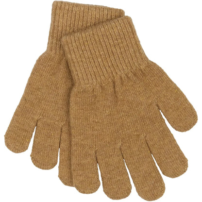 Mănuși tricotate cu lână Magic Gloves Mikk-line - set de 3 perechi Beige - Melange Denver - Brown Melange