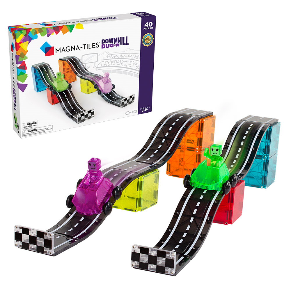Magna-tiles Downhill Duo, set magnetic 40 piese
