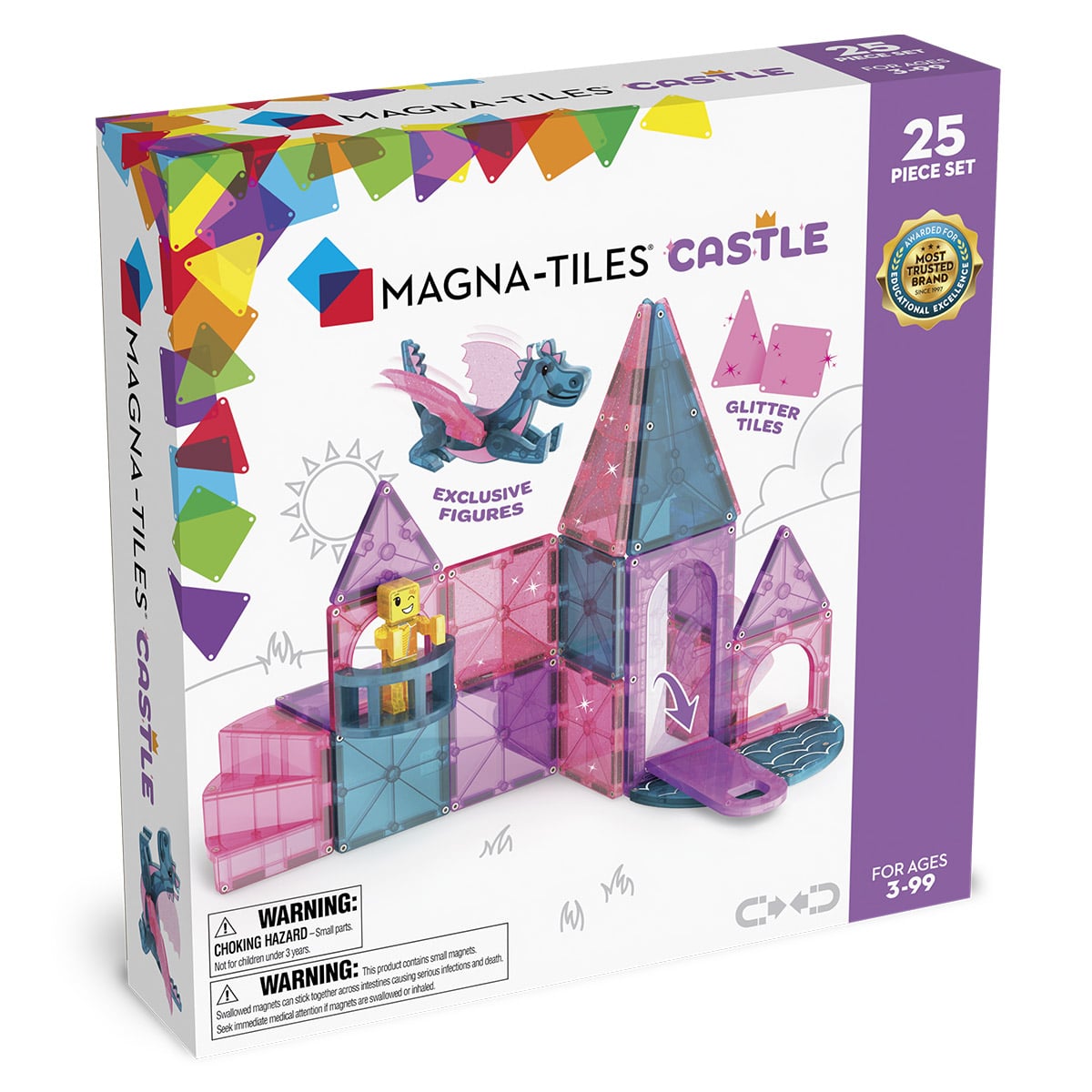 Magna-Tiles Castle, 25 piese