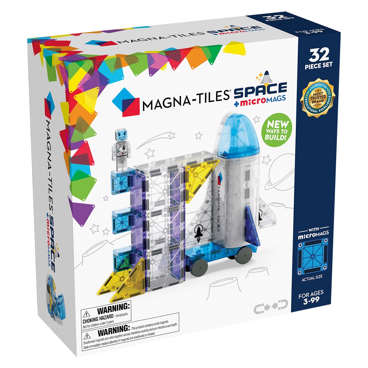 MAGNA-TILES Space, set magnetic