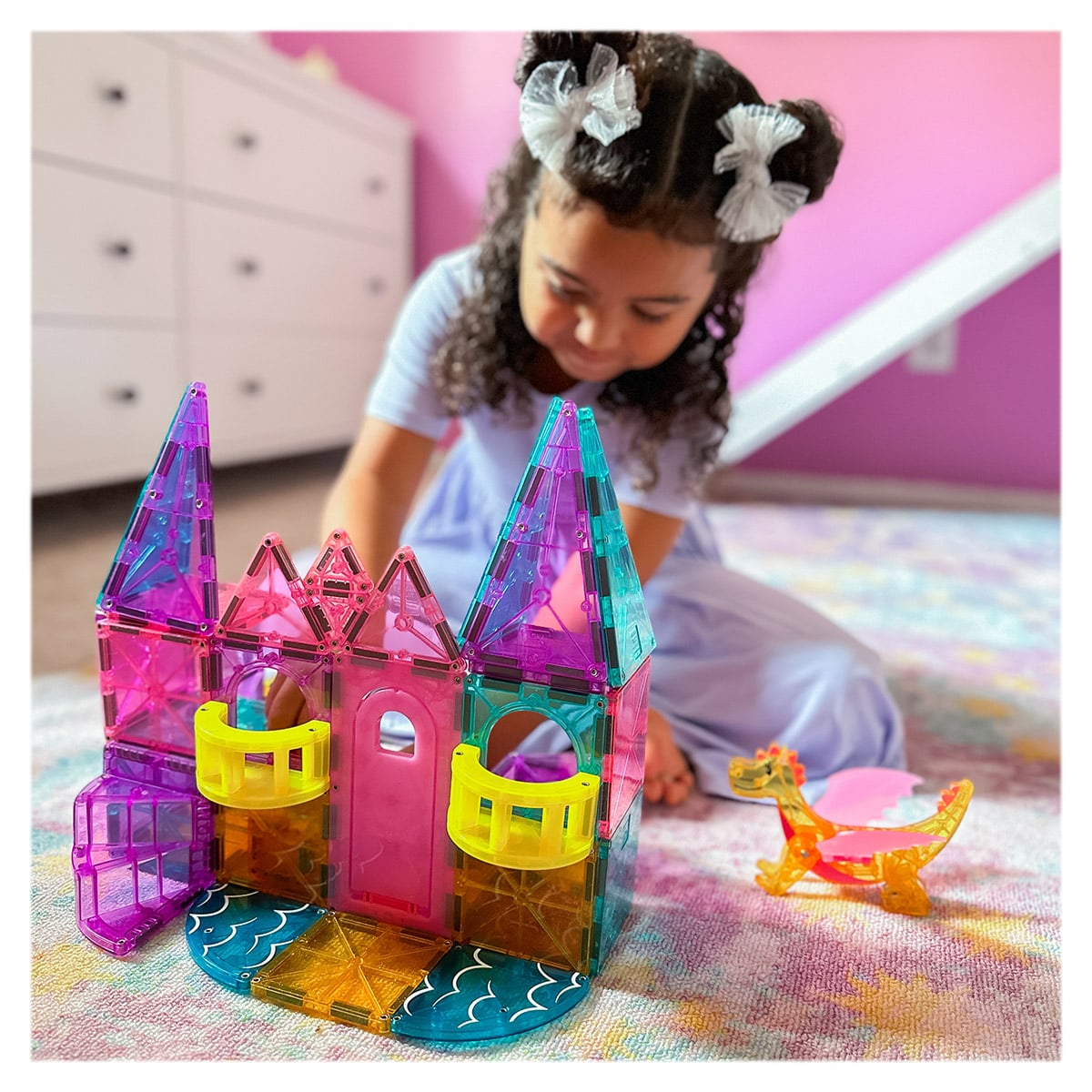 Magna-Tiles Castle Deluxe, 48 piese