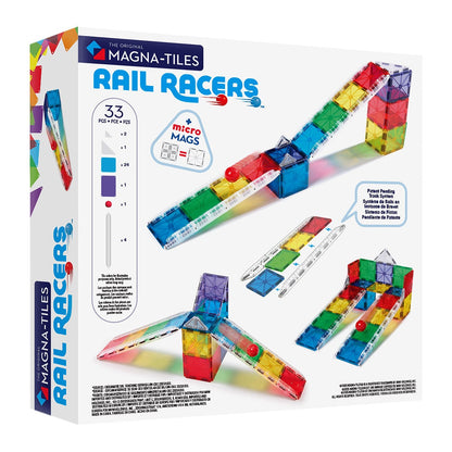 MAGNA-TILES Rail Racers, 33 piese