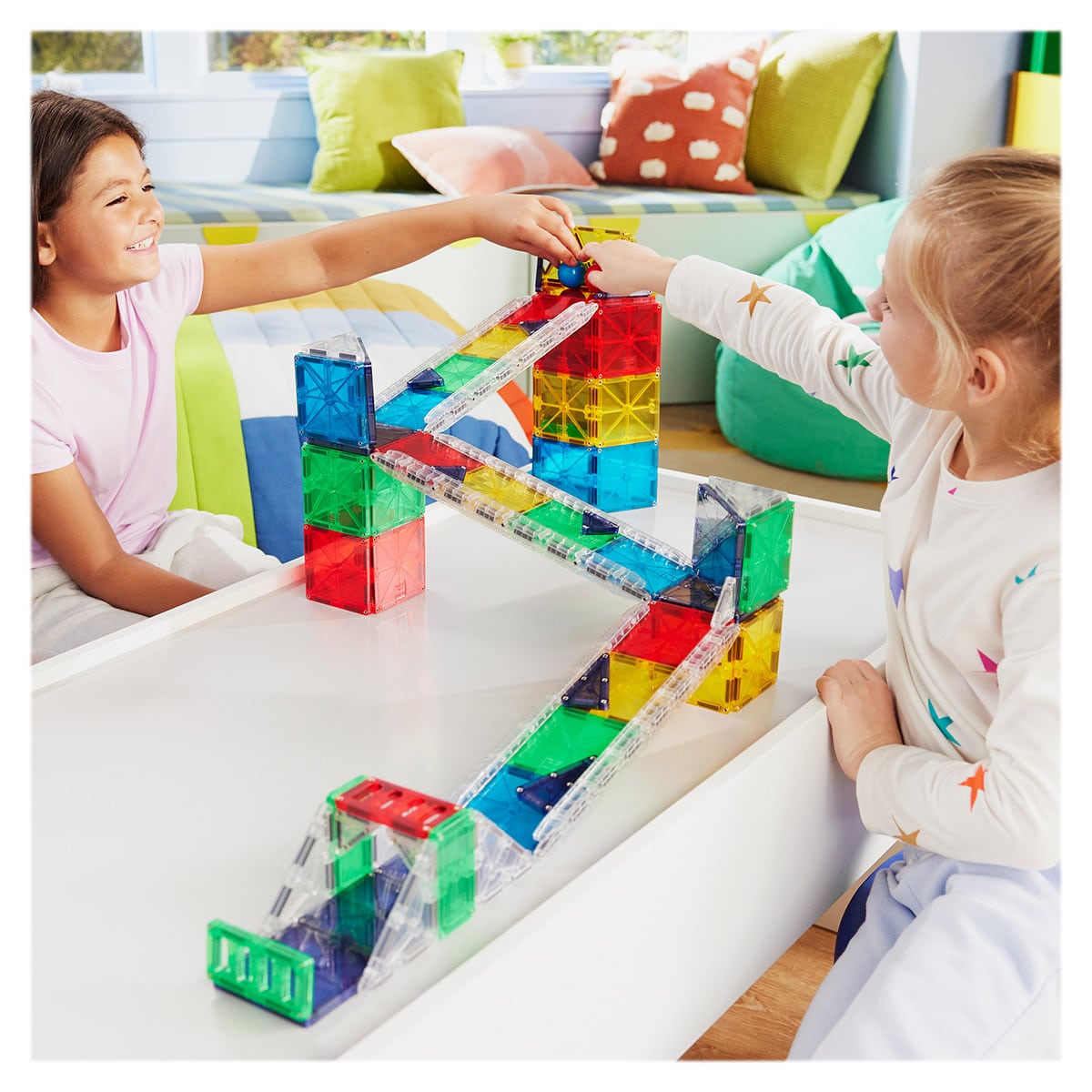MAGNA-TILES Rail Racers Deluxe, 90 piese
