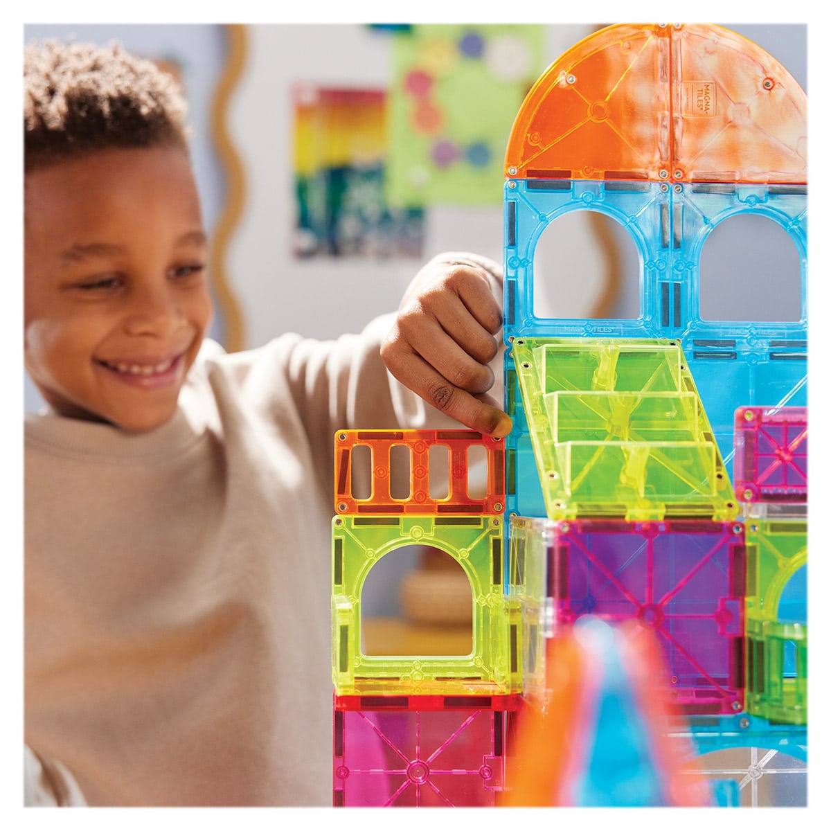 MAGNA-TILES City Center, 110 piese