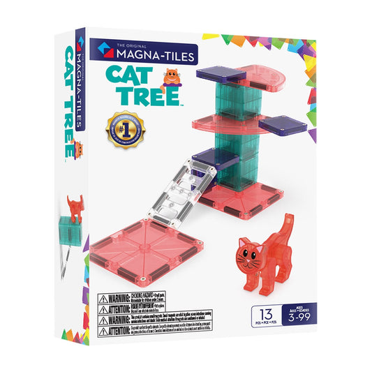 MAGNA-TILES Cat Tree, set magnetic, 13 piese
