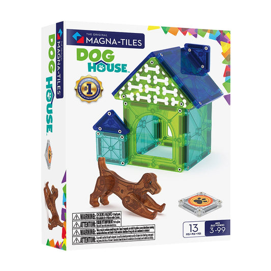 MAGNA-TILES Dog House, set magnetic, 13 piese