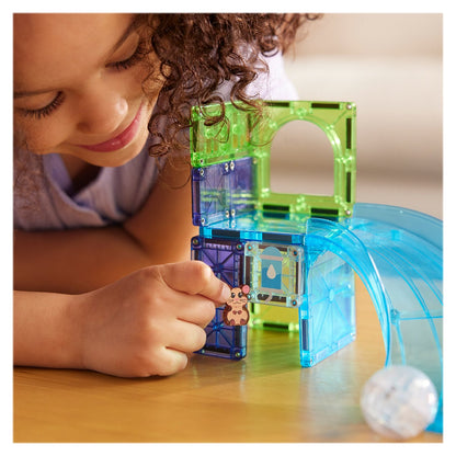 MAGNA-TILES Cursa hamsterului, set magnetic, 13 piese