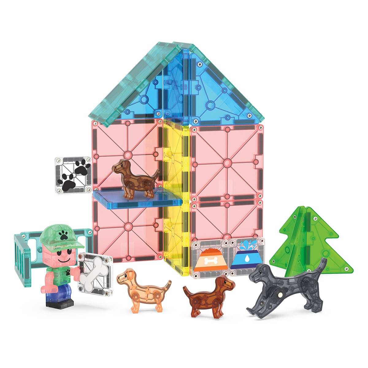 MAGNA-TILES Puppy Park, 27 piese