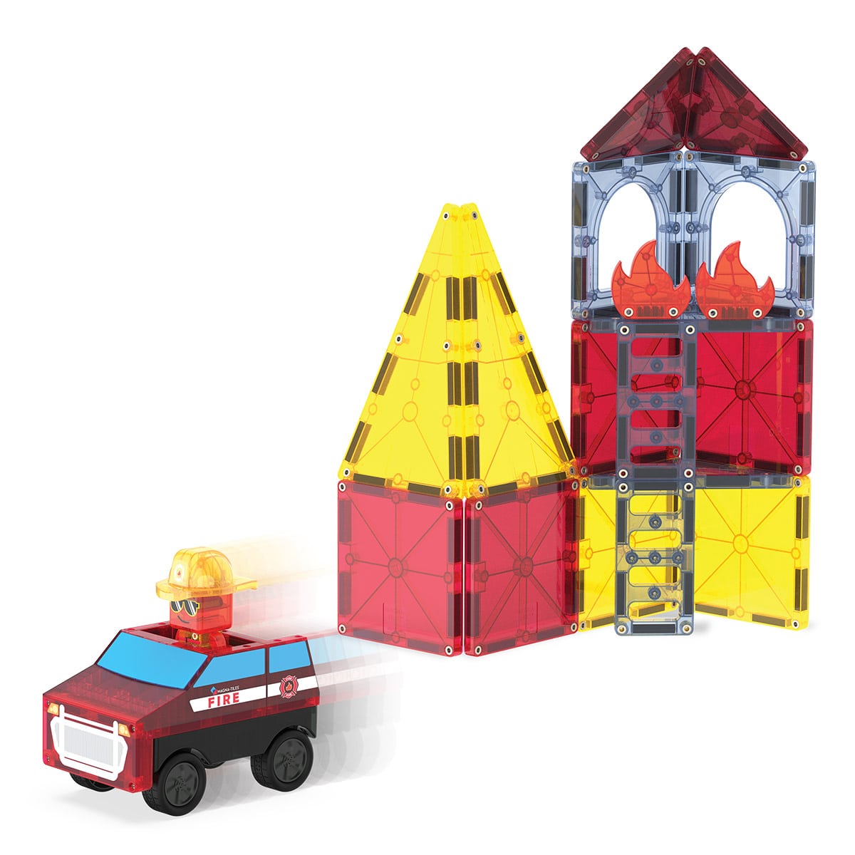 MAGNA-TILES Fire Rescue, 27 piese