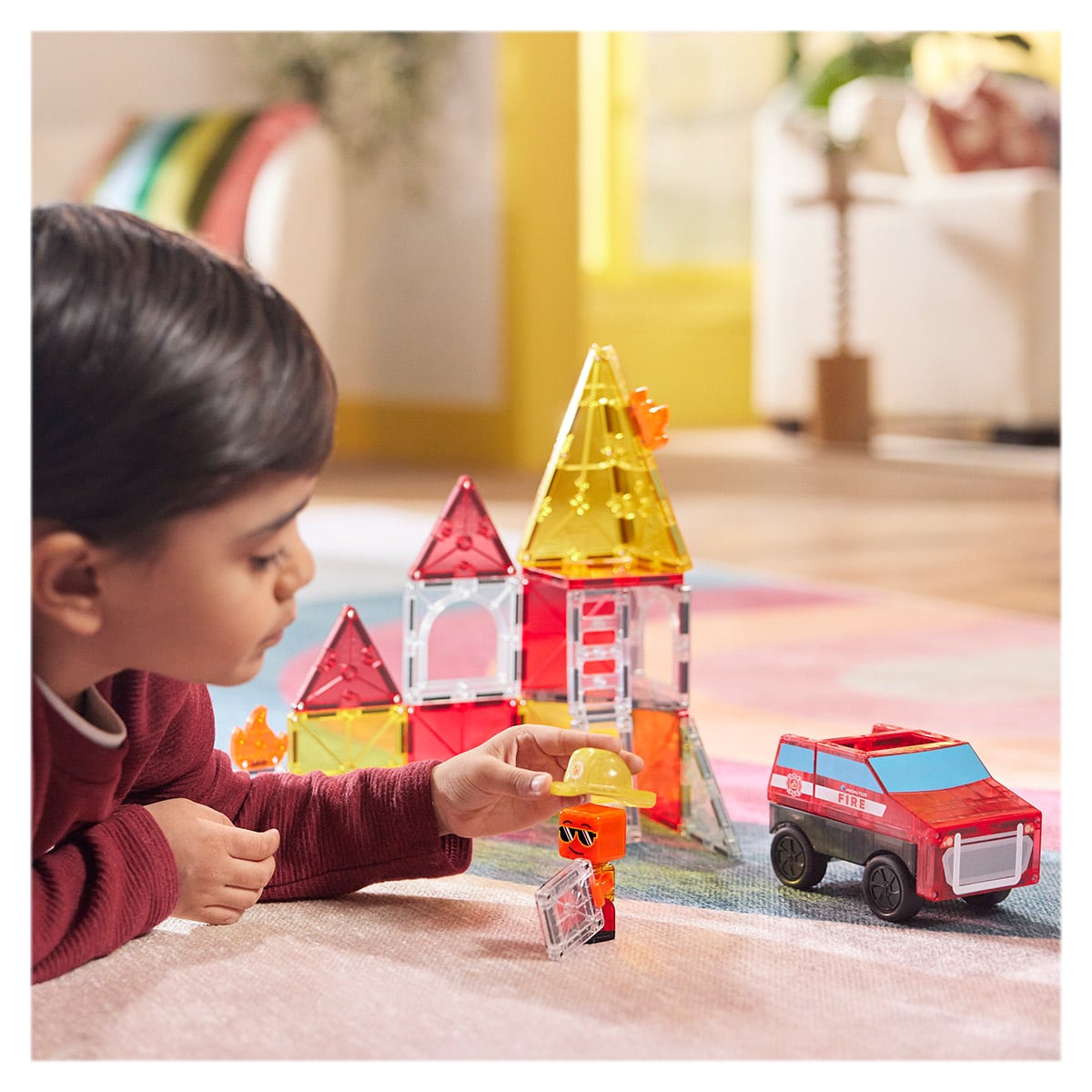 MAGNA-TILES Fire Rescue, 27 piese