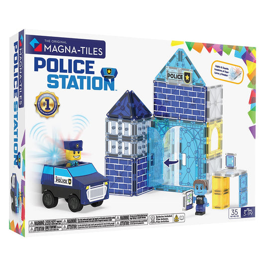 MAGNA-TILES Police Station, 35 piese
