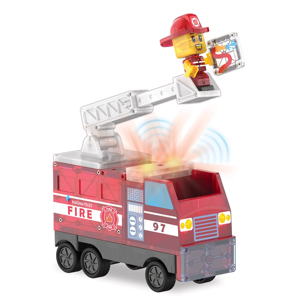 MAGNA-TILES Fire Station, 50 piese