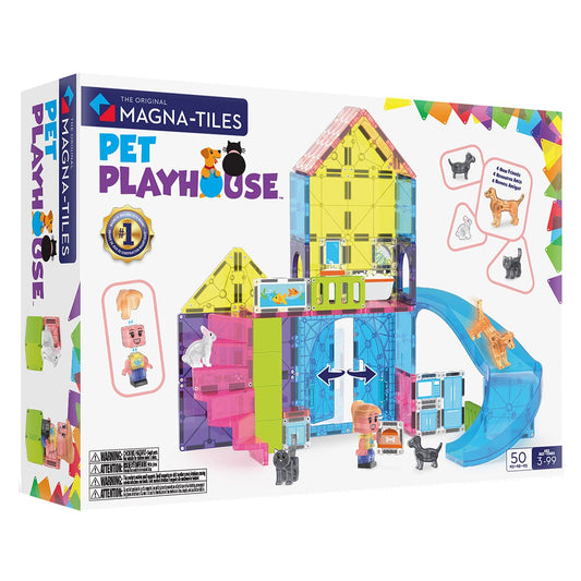 MAGNA-TILES Pet Playhouse, 50 piese