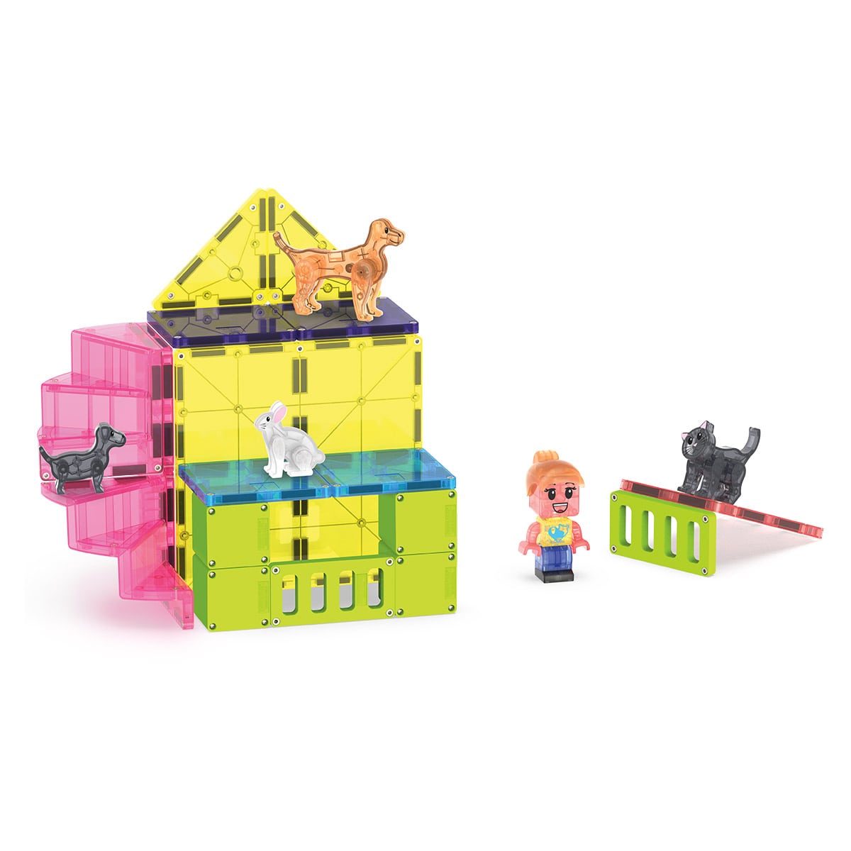 MAGNA-TILES Pet Playhouse, 50 piese