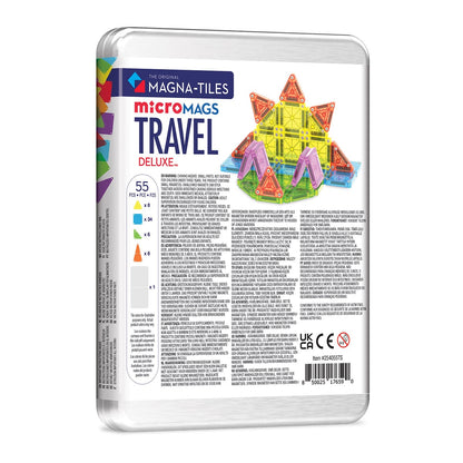 MAGNA-TILES microMAGS Travel Deluxe, 55 piese