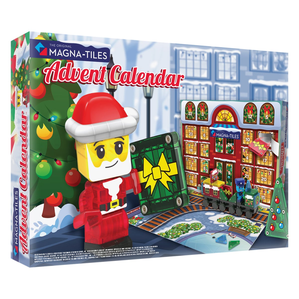 MAGNA-TILES microMAGS Advent Calendar, 34 piese