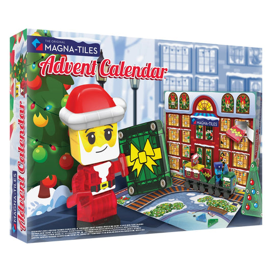 MAGNA-TILES microMAGS Advent Calendar, 34 piese