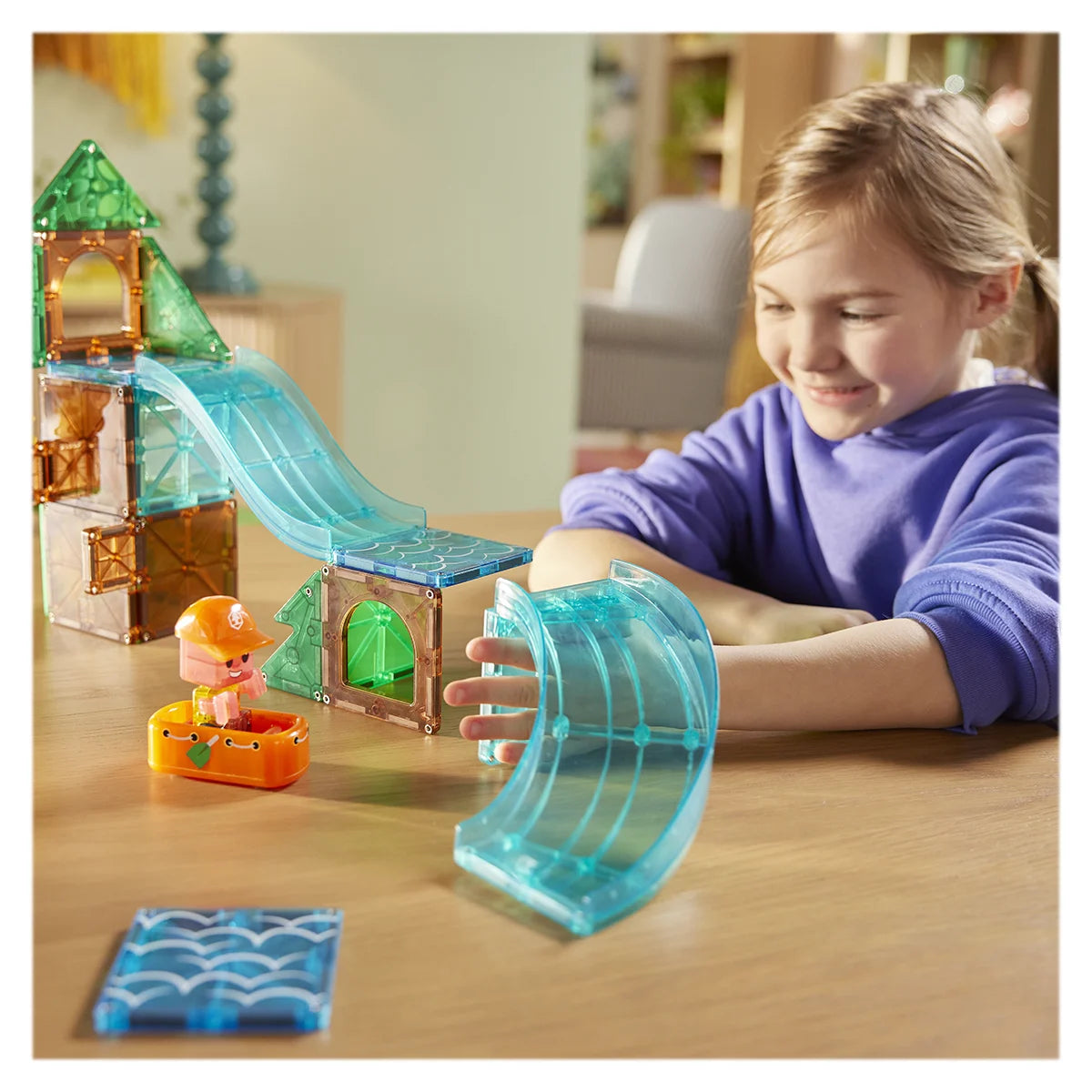 MAGNA-TILES Raging Rapids, set magnetic