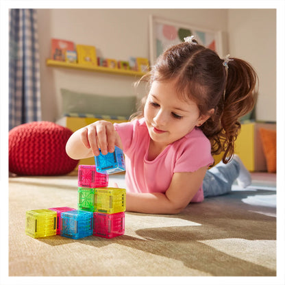 MAGNA-TILES Cubes, primul meu set magnetic