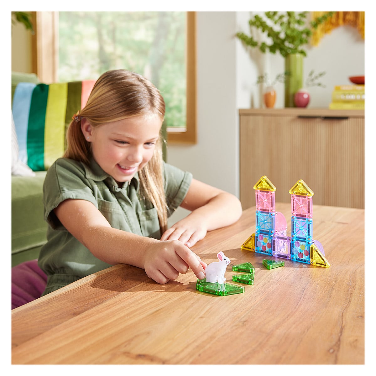 MAGNA-TILES microMags Spring Garden, Travel set