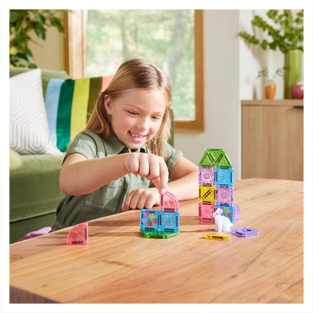 MAGNA-TILES microMags Spring Garden, Travel set