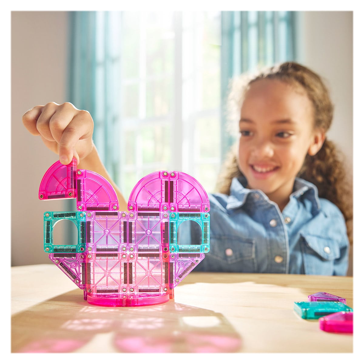 MAGNA-TILES microMags Heart to Heart, Travel set