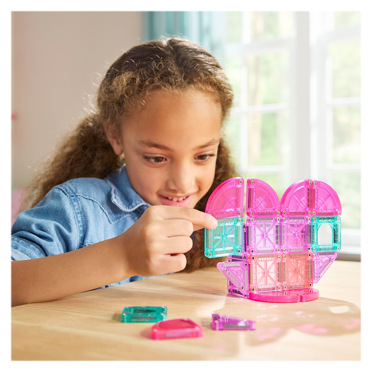 MAGNA-TILES microMags Heart to Heart, Travel set