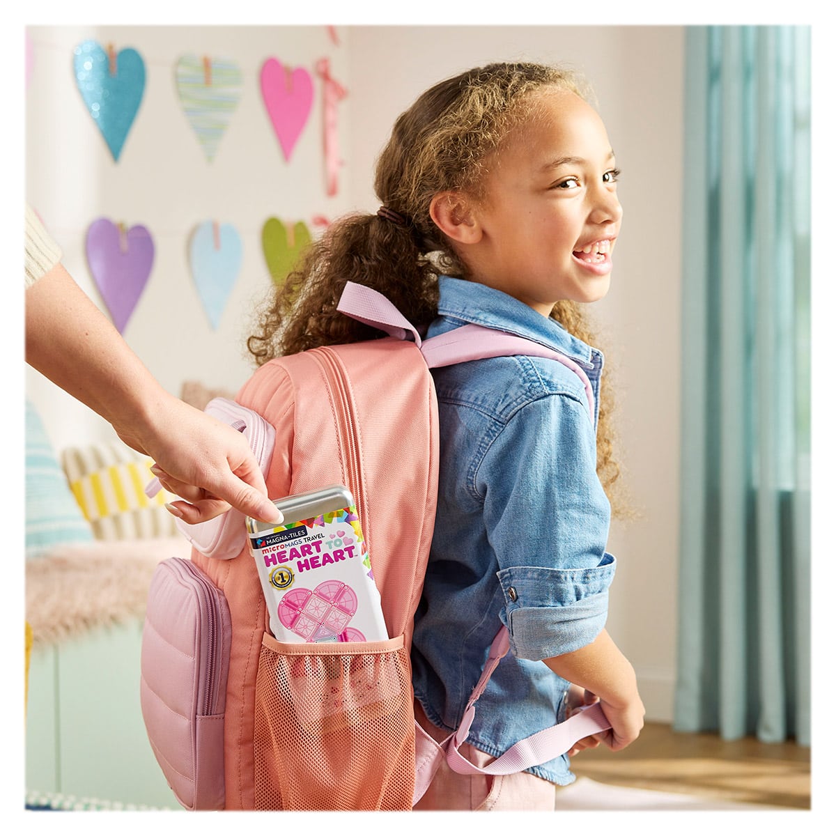 MAGNA-TILES microMags Heart to Heart, Travel set