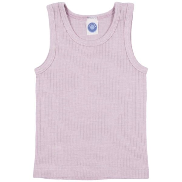 Maiou din bumbac, lână merinos și mătase Cosilana - Dusty Pink