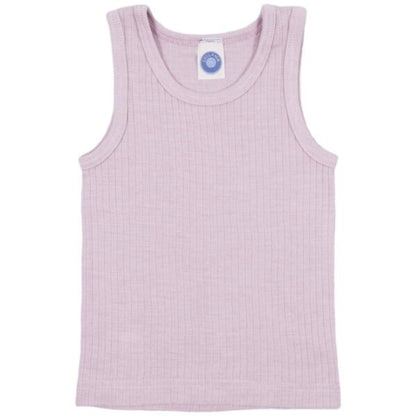 Maiou din bumbac, lână merinos și mătase Cosilana - Dusty Pink