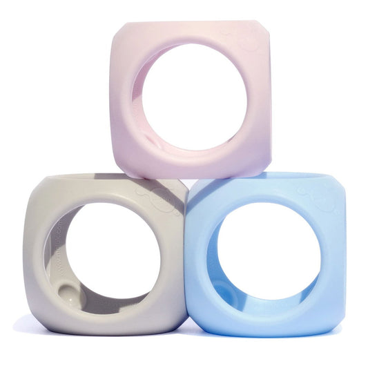 Oibo - set 3 jucarii senzoriale flexibile, nordic colors