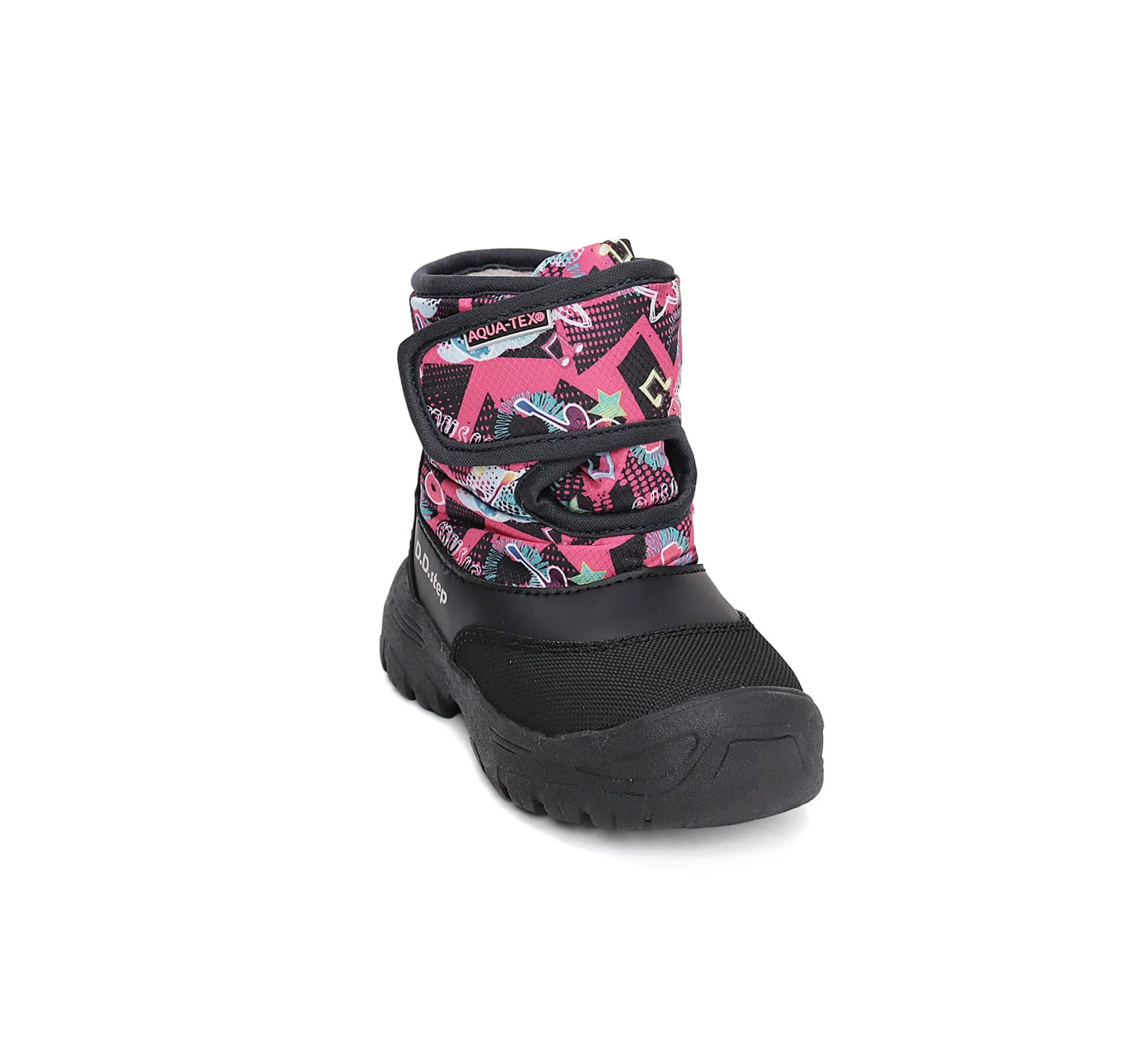 Cizme impermeabile, fete - D.D.Step AQUA-TEX - Black